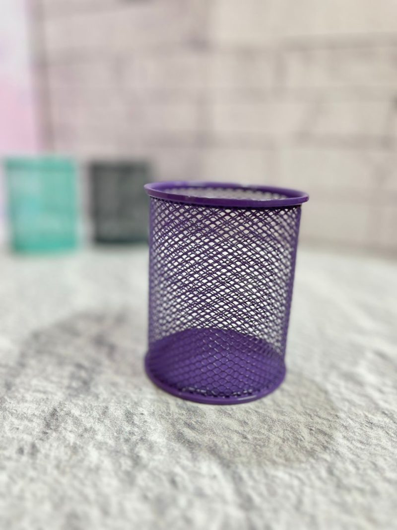 pencil holder-17 فروش جاقلمی رومیزی توری سایز متوسط