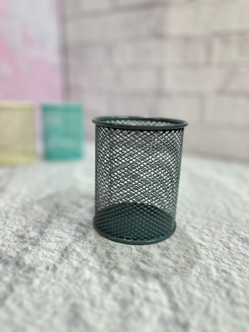 pencil holder-18 فروش جاقلمی رومیزی توری سایز متوسط