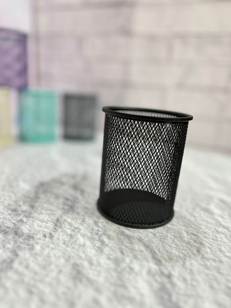 pencil holder-19 فروش جاقلمی رومیزی توری سایز متوسط