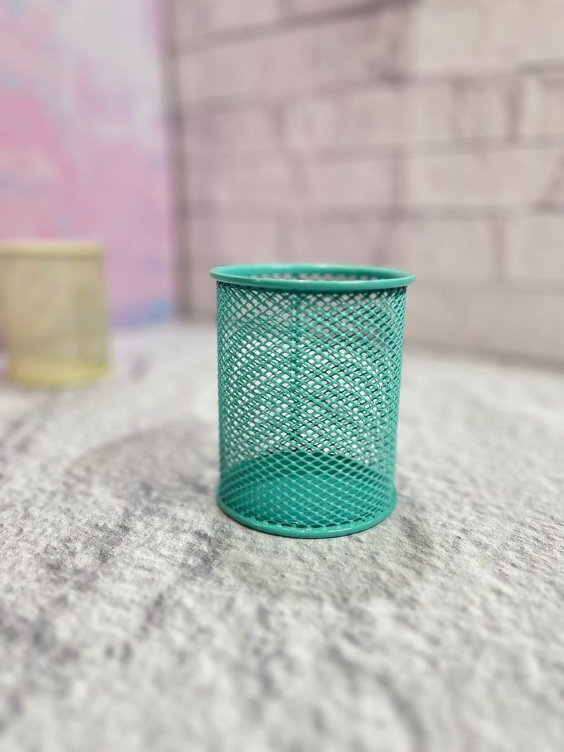 pencil holder-21 فروش جاقلمی رومیزی توری سایز متوسط