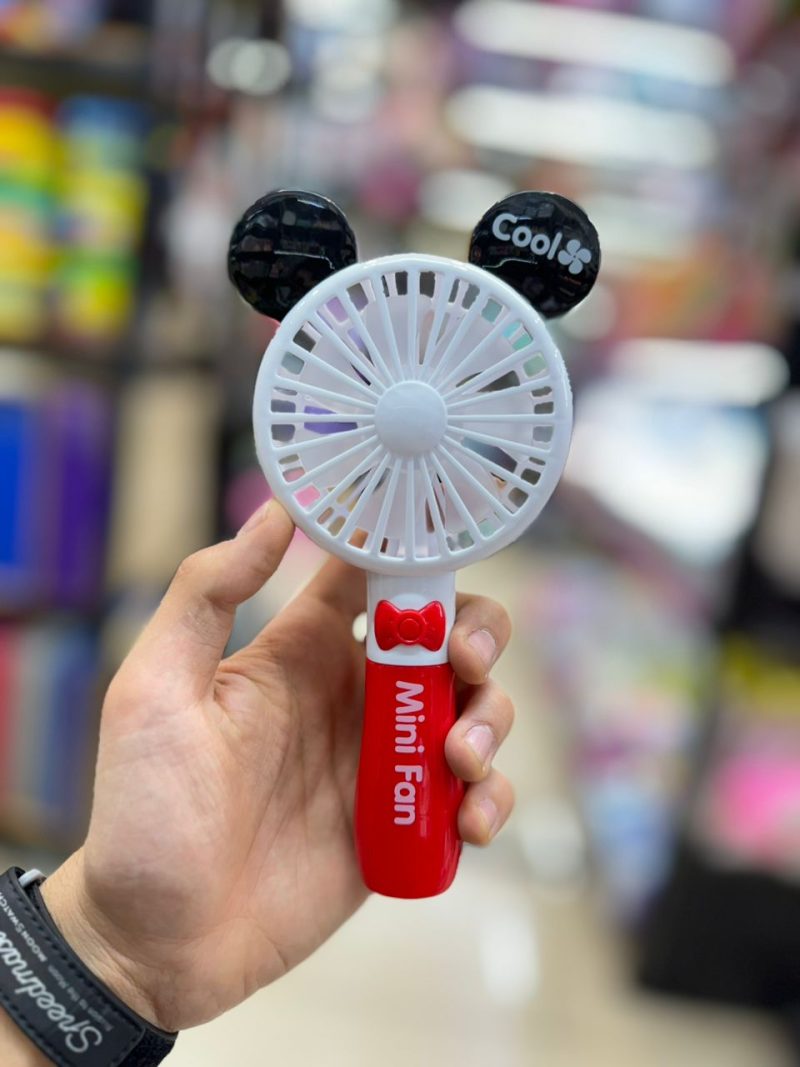 3-speed hand fan with light2 قیمت و خرید پنکه دستی چراغ دار