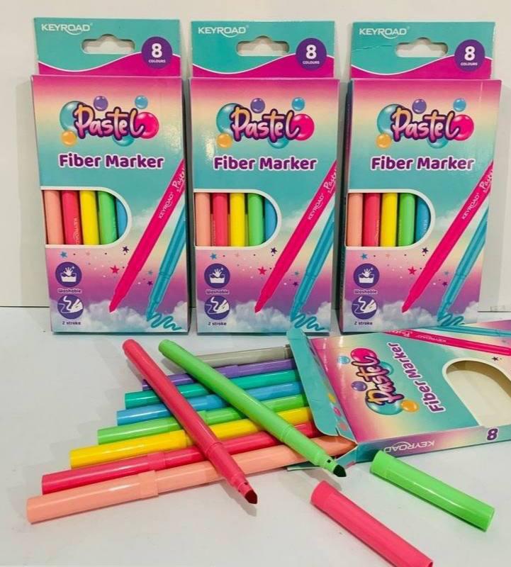 8 colors pastel marker خرید ماژیک 8 رنگ پاستلی