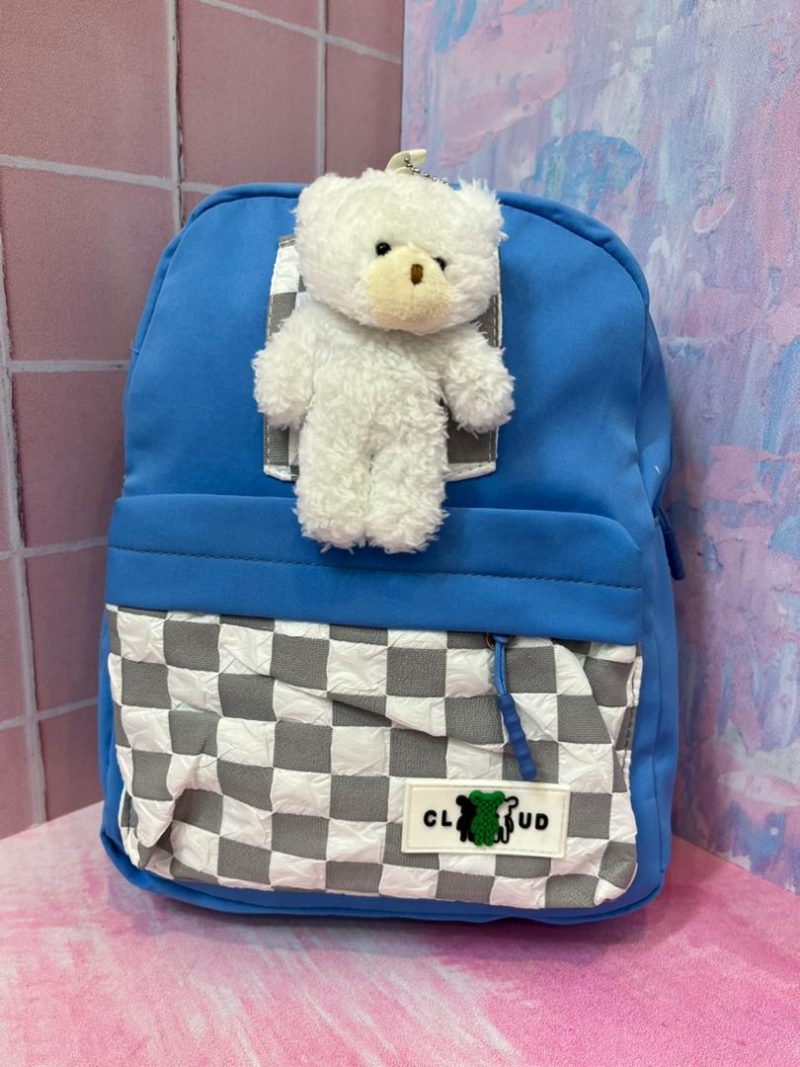 Doll school bag3 خرید اینترنتی کیف مدرسه عروسک دار