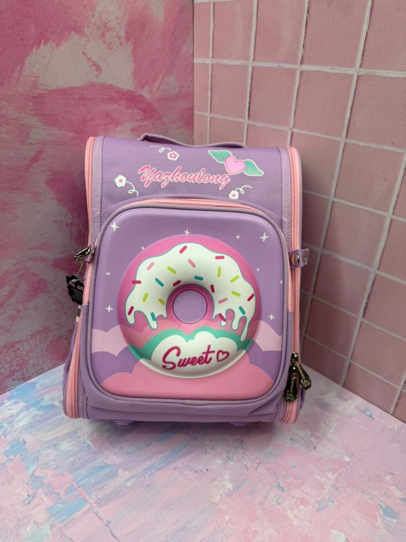 Imported bag with donut design4 خرید اینترنتی کوله پشتی طرح دونات