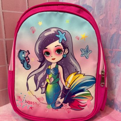 Mermaid school bag3 فروش اینترنتی کیف مدرسه پری دریایی