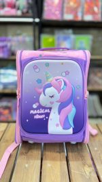 Original unicorn backpack with two zippers خرید کوله اورجینال یونیکورن