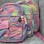 Rainbow imported bag2 فروش کیف مدرسه دخترانه رنگین کمان