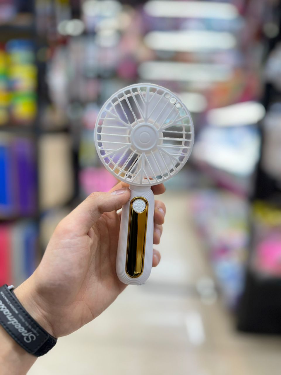 Rechargeable hand fan خرید پنکه دستی شارژی