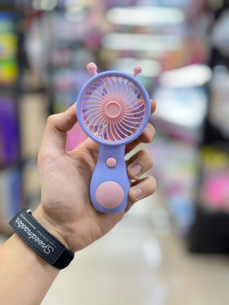 Rechargeable hand fan4 خرید انلاین پنکه دستی شارژی