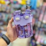 Thermos with two transparent tanks قیمت و فروش قمقمه دو مخزنی شفاف کرومی