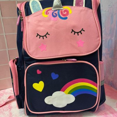 Unicorn school bag فروش اینترنتی کیف مدرسه یونی کورن موجود در تحریرپینک