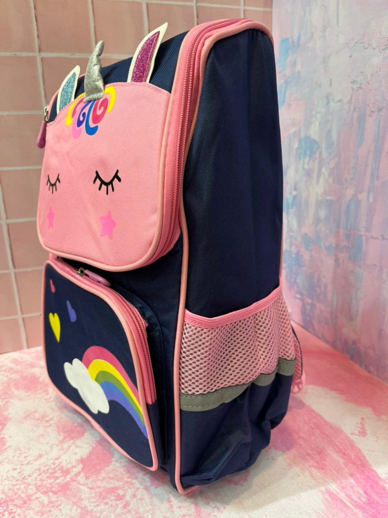 Unicorn school bag2 فروش اینترنتی کیف مدرسه یونی کورن موجود در تحریرپینک