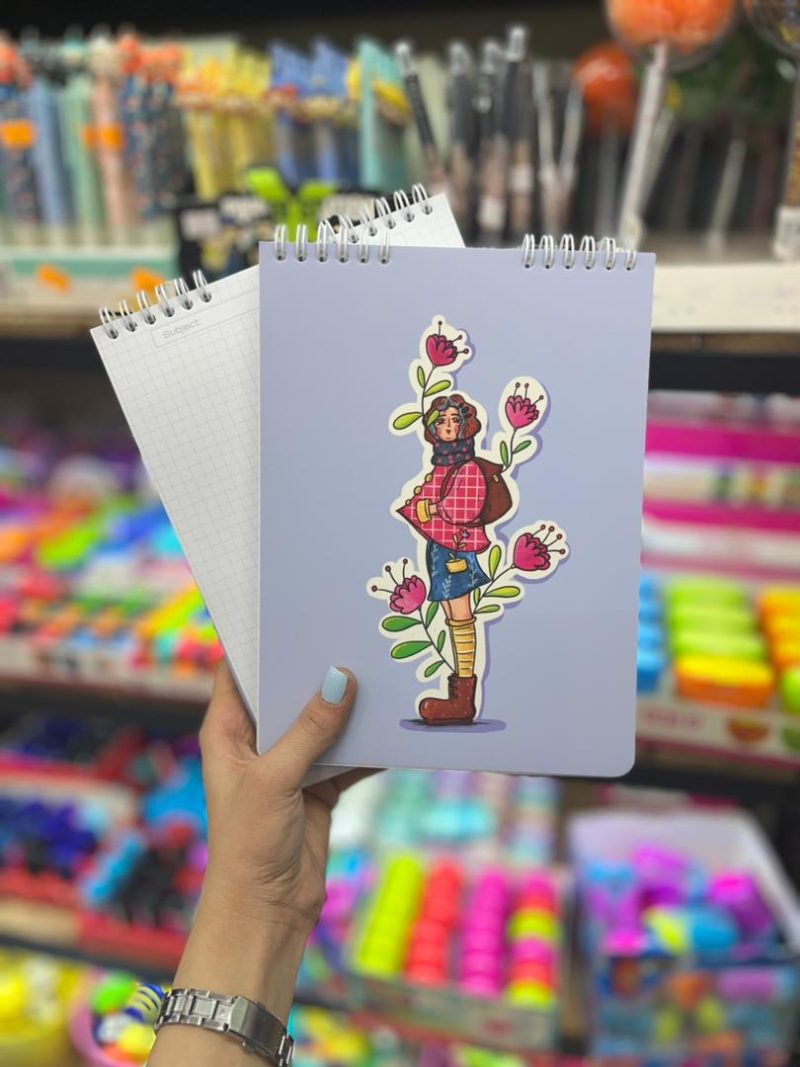 Wire checkered notebook from above6 خرید و قیمت دفتر شطرنجی