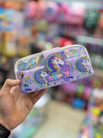 pencil-case-dozip-Hologram خرید و قیمت جامدادی دو زیپ طرح هولو گرام بچه گانه