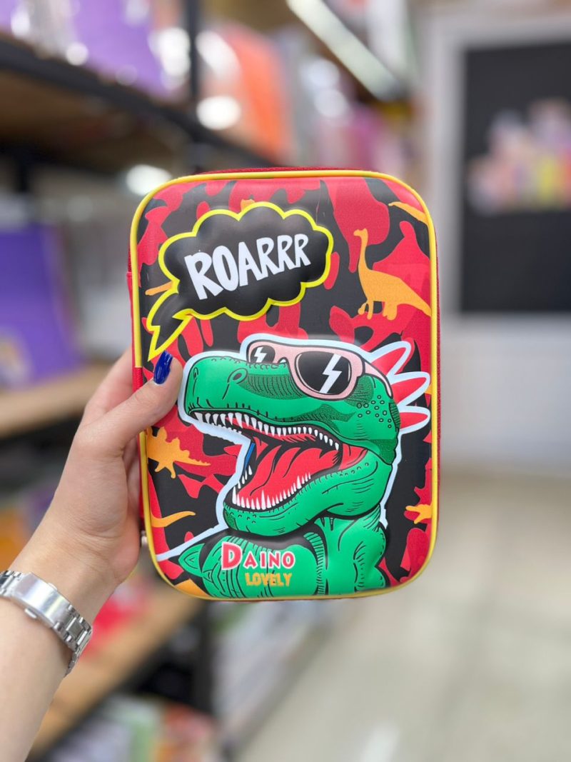 pencil case-roar3 خرید جامدادی تبلتی دایناسور