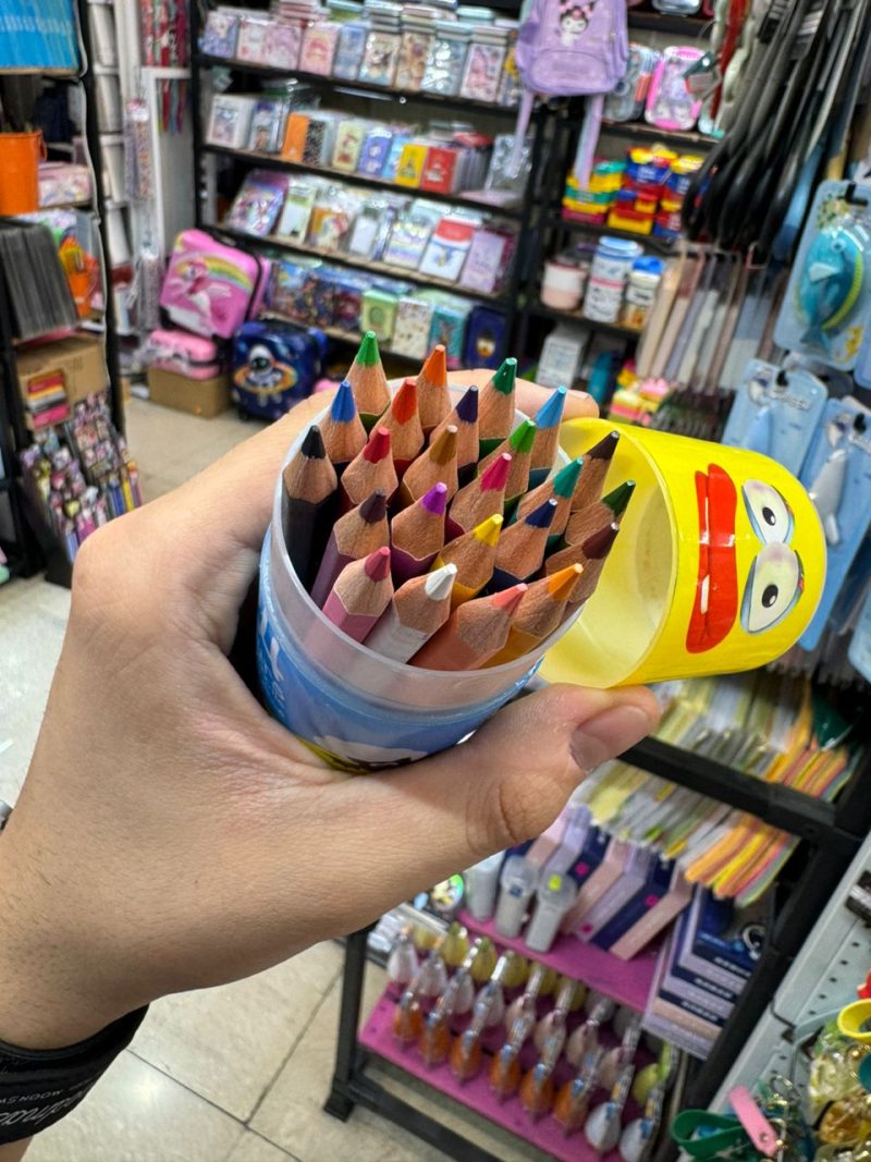 24-color tube ink2 قیمت مدادرنگی 24رنگ