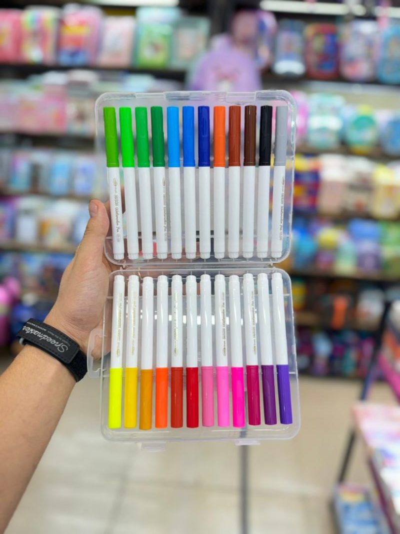 24 colors coloring marker2 قیمت و فروش ماژیک 24 رنگ