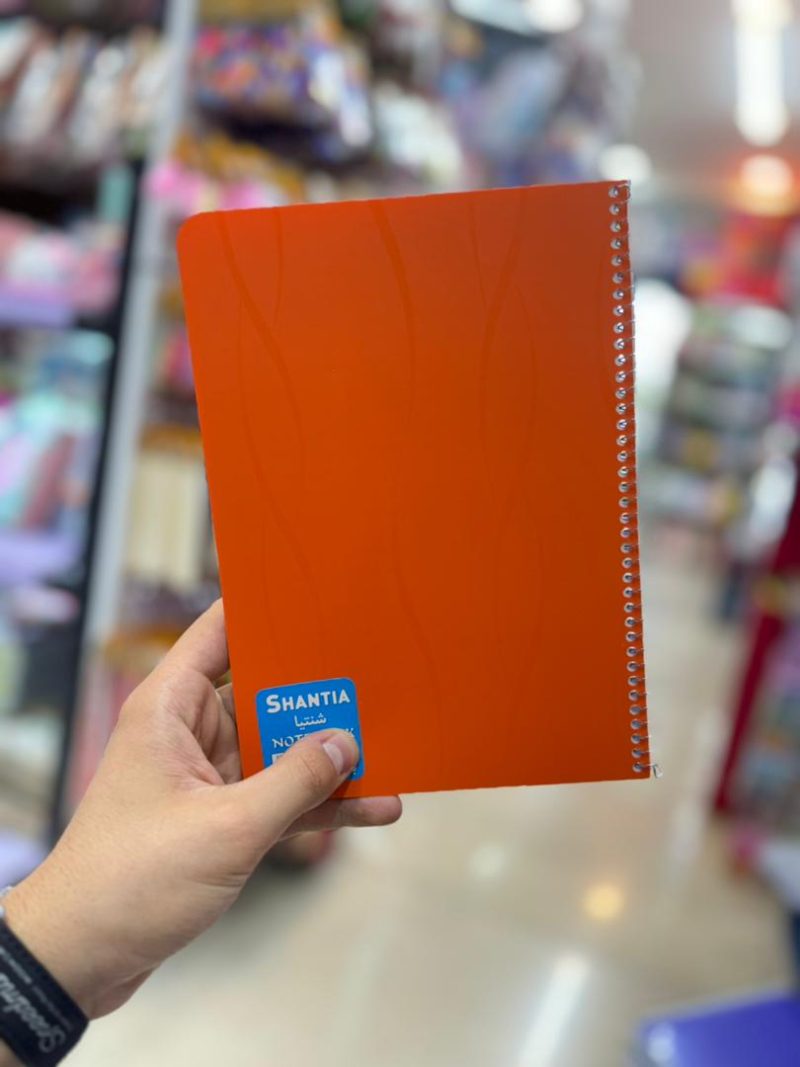 50-page single-color gilded notebook4 قیمت دفتر خط دار 50 برگ