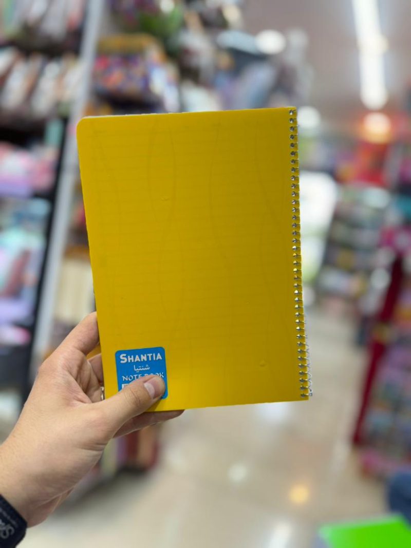 50-page single-color gilded notebook6 قیمت دفتر خط دار 50 برگ