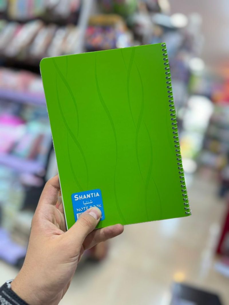 50-page single-color gilded notebook7 قیمت دفتر خط دار 50 برگ