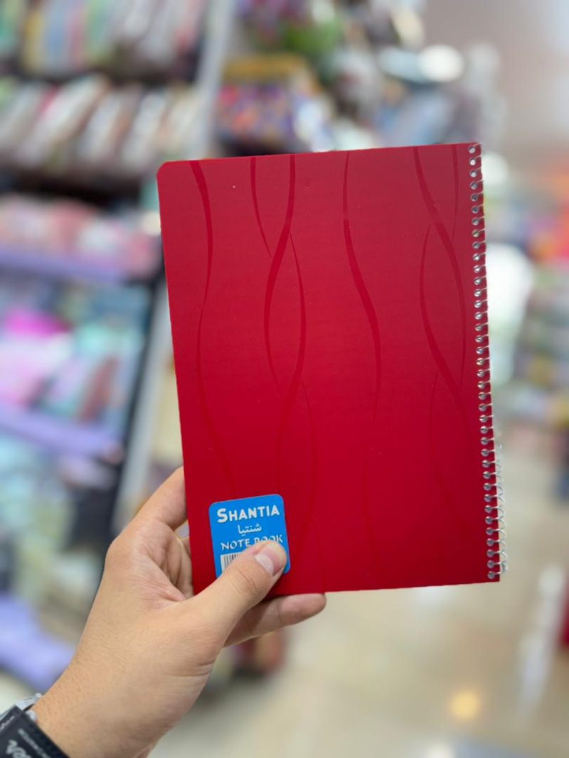 50-page single-color gilded notebook8 قیمت دفتر خط دار 50 برگ