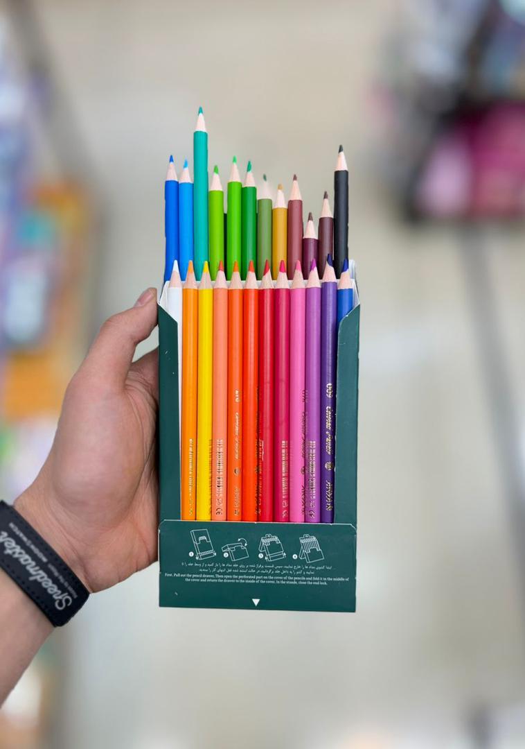 Aria Artist 24-color colored pencil قیمت مدادرنگی 24 رنگ آریا