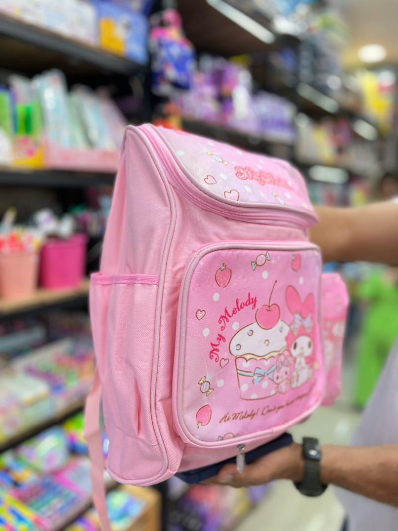 Chrome and melody backpack with solidity2 قیمت کوله کرومی و جامدادی ست