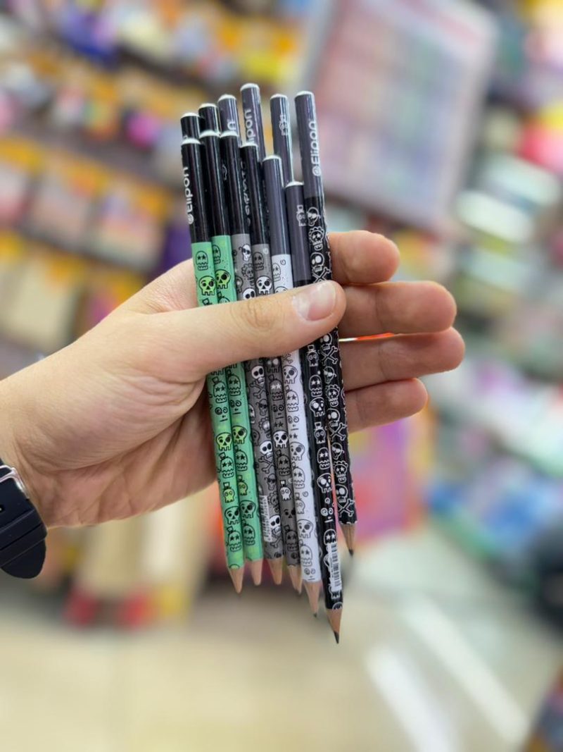 Elipon fancy black pencil2 قیمت مداد مشکی فانتزی