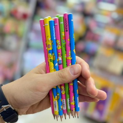 Elipon fancy black pencil6 قیمت مداد مشکی فانتزی