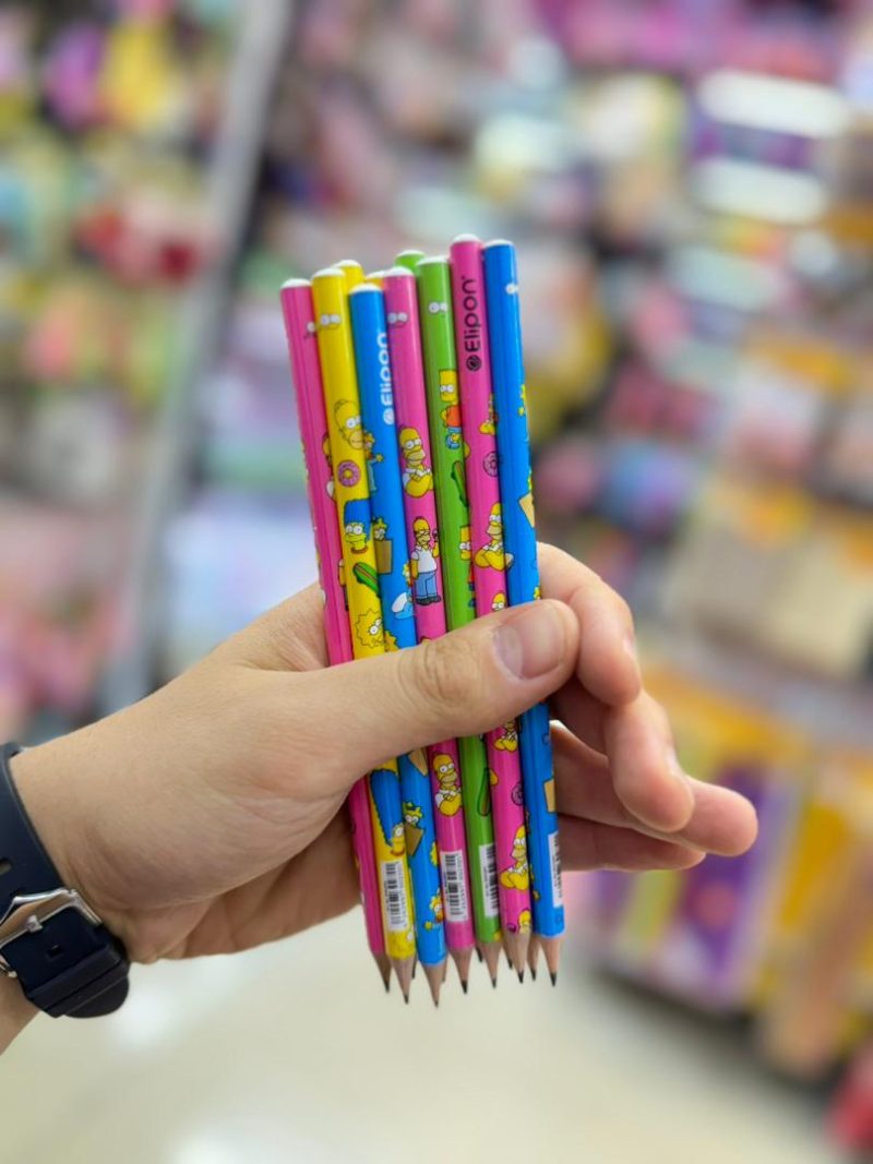 Elipon fancy black pencil6 قیمت مداد مشکی فانتزی