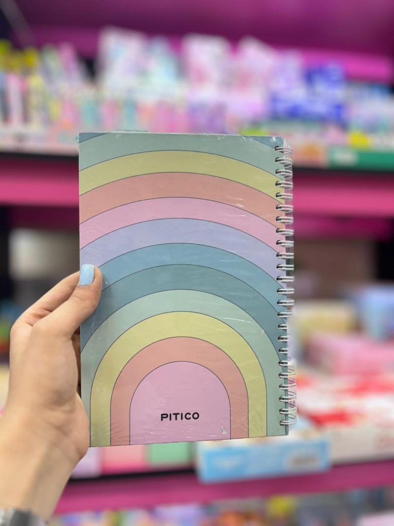 Notebook of 100 sheets of hard cover of Pitico Fantasy خرید دفتر 100 برگ سخت پیتیکو