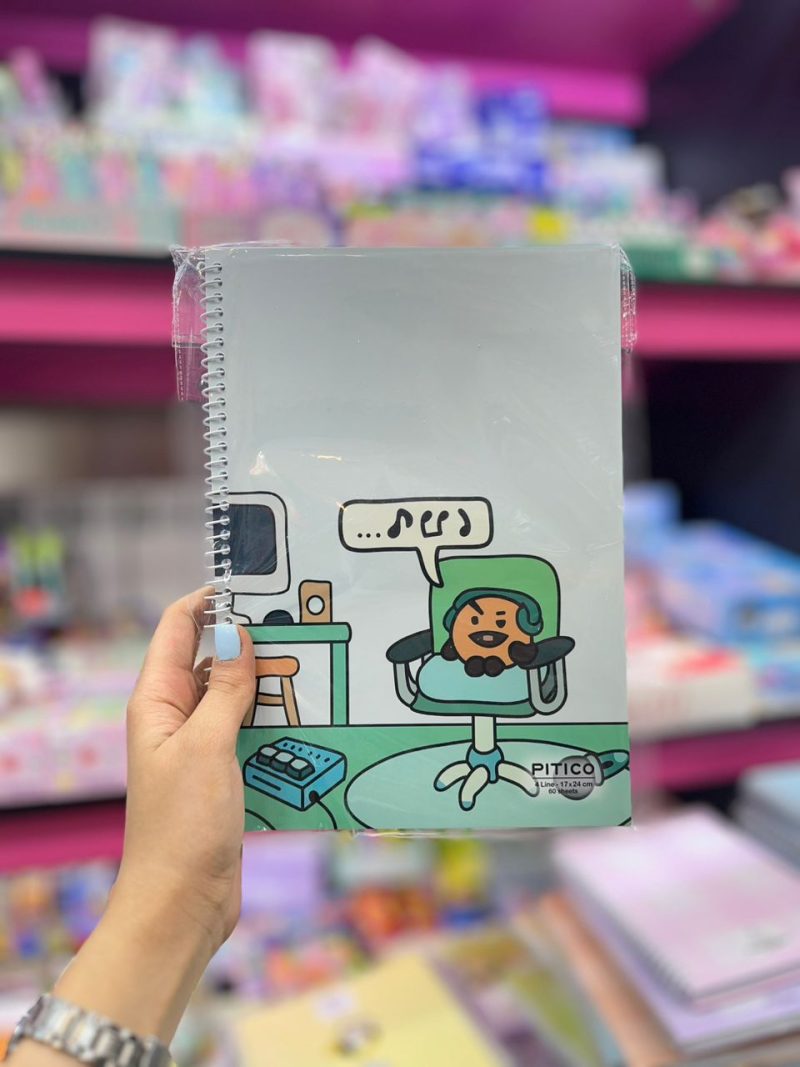 Notebook of 50 pages, cardboard cover, 4 lines قیمت دفتر 4خط پیتیکو