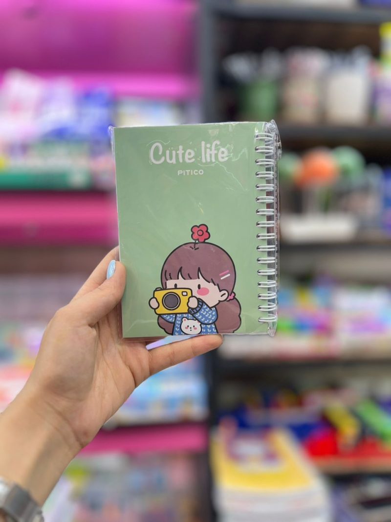 Wire notebook from the side4 قیمت دفترچه یادداشت سیمی