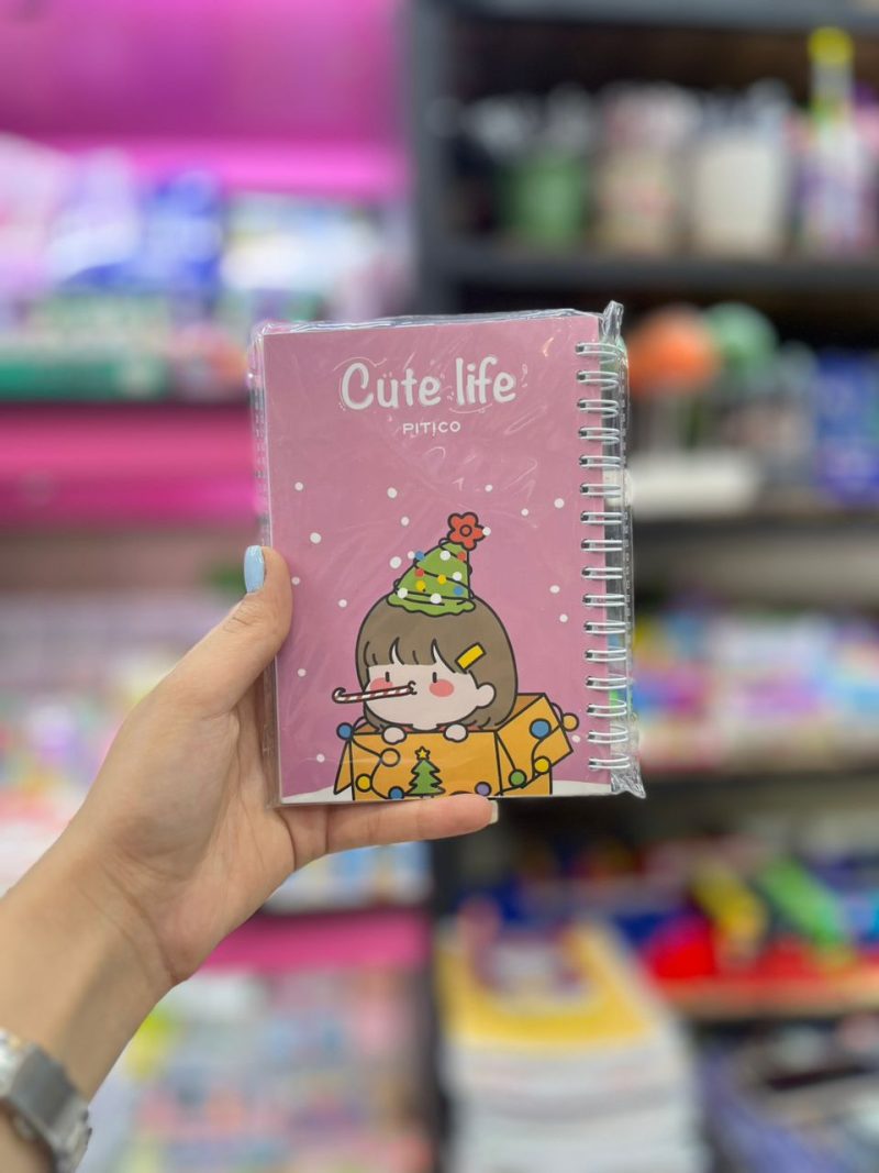 Wire notebook from the side5 قیمت دفترچه یادداشت سیمی