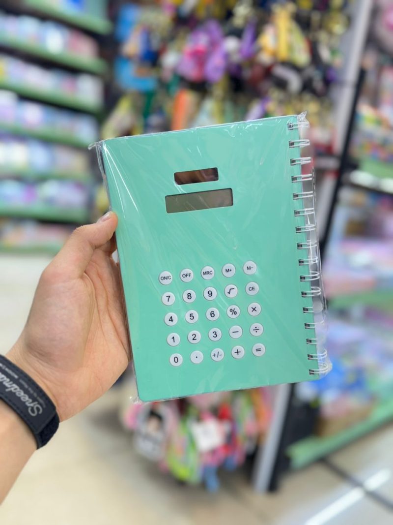 Wired notebook with calculator2 قیمت دفتر خط دار ماشین حساب دار