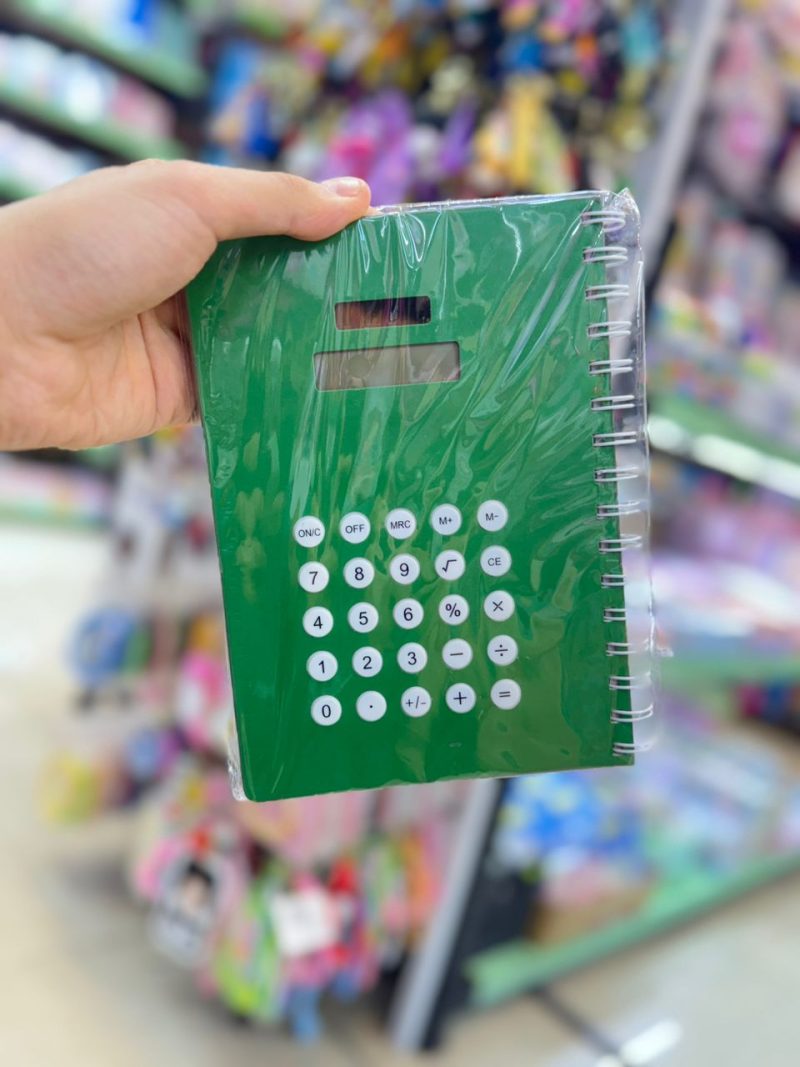 Wired notebook with calculator4 قیمت دفتر خط دار ماشین حساب دار