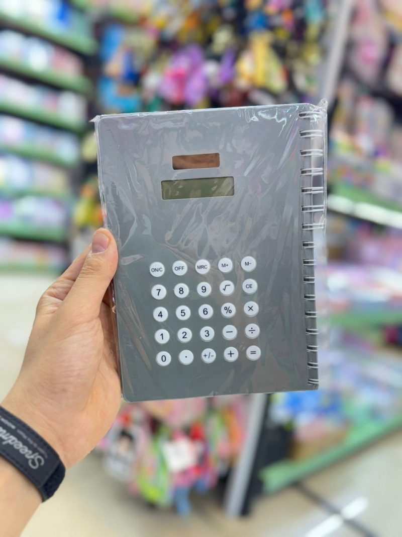 Wired notebook with calculator5 قیمت دفتر خط دار ماشین حساب دار