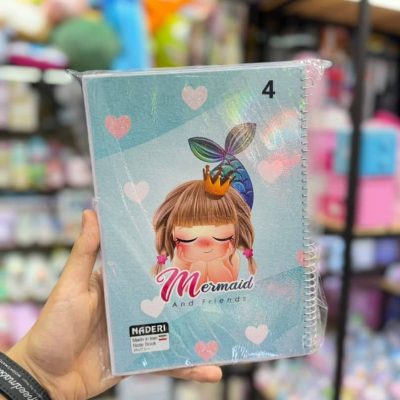 100-page notebook for girls, brand Naderi4 قیمت دفترمشق 100برگ برند نادری