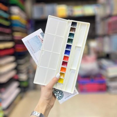 Afra brand water color 12 colors قیمت ابرنگ افرا 12 رنگ