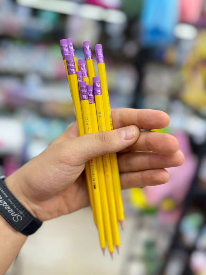 Black eraser pencil with school fans brand2