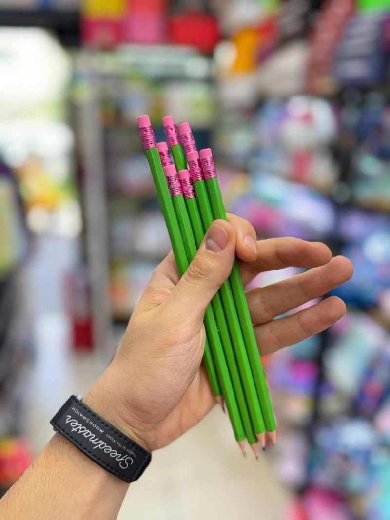 Black eraser pencil with school fans brand3