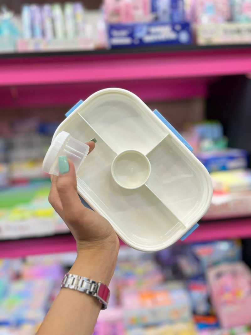 Double layer nano plastic food container4 خرید ظرف غذا دوطبقه پلاستیکی