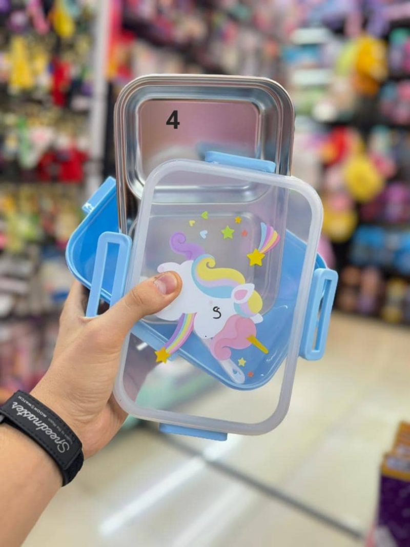 Food container inside Unicorn steel4 خرید ظرف غذا داخل استیل یونیکورن