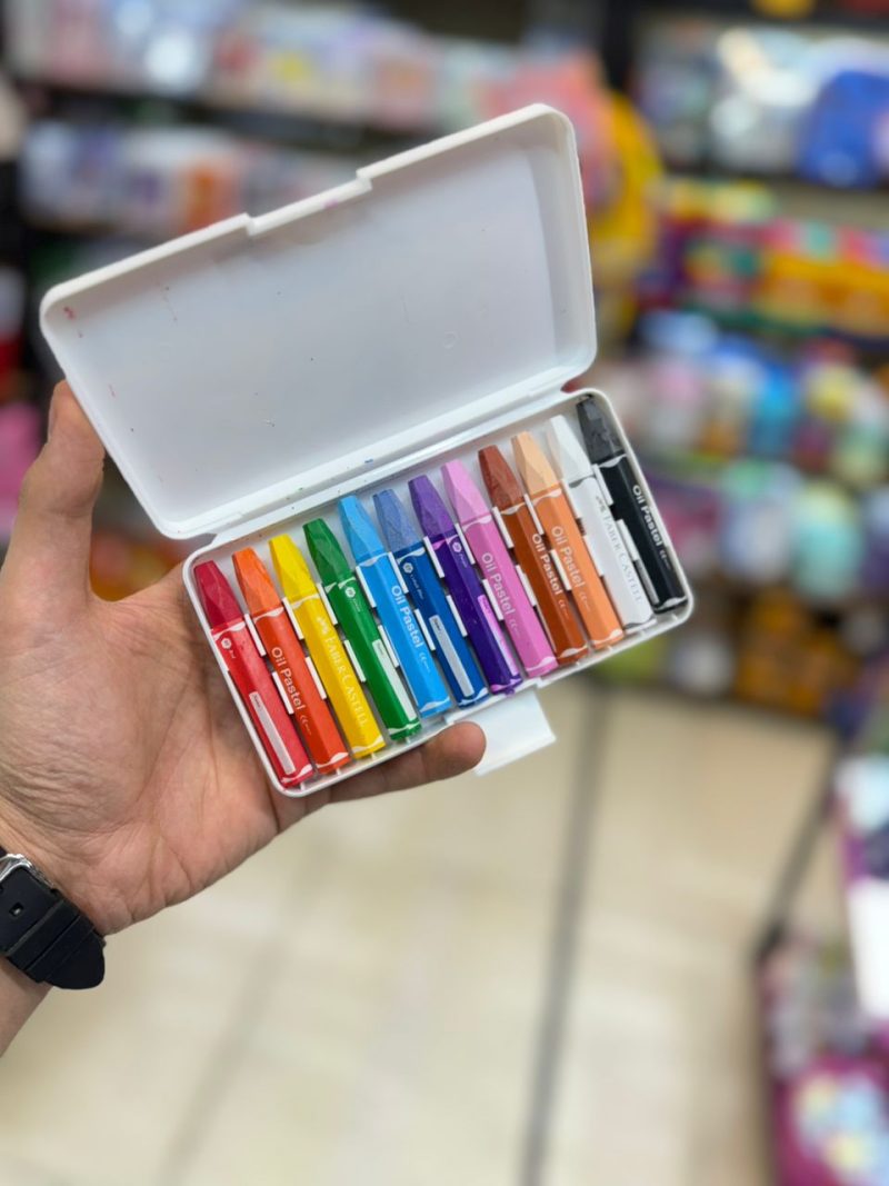 Pastel 12 colors of Firecastle brand قیمت پاستل 12رنگ فابرکاستل