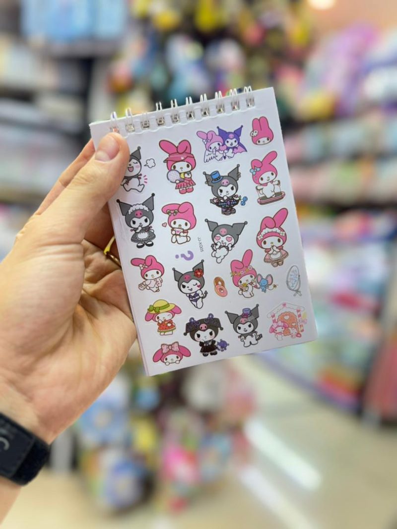 Sticker book with a key chain5 قیمت دفترچه استیکری