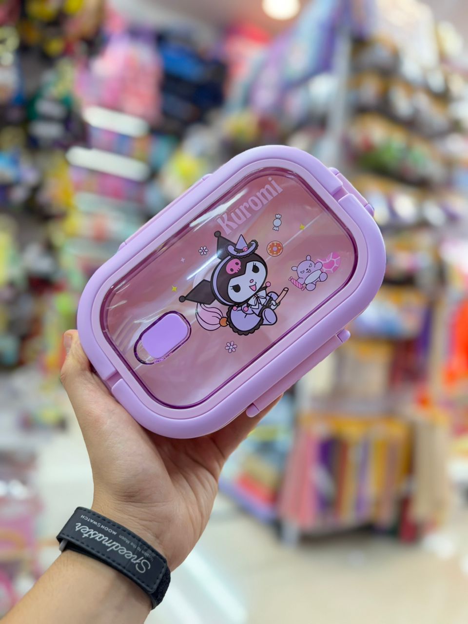 Two-story fancy plastic food container خرید ظرف غذا فانتزی