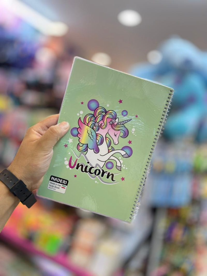 Unicorn notebook2 قیمت دفتر 100برگ یونیکورن