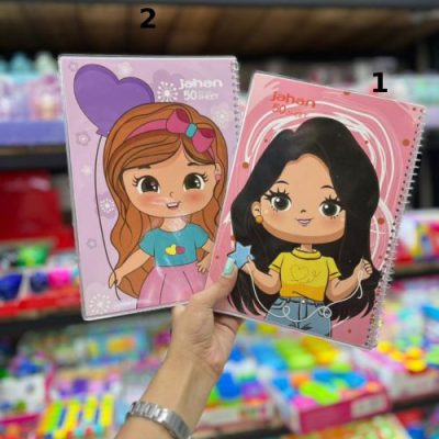 50-page girls' drawing notebook1 خرید دفتر نقاشی 50 برگ