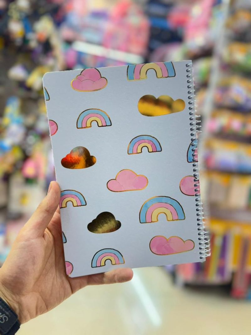 50 sheets cardboard notebook2 قیمت دفتر 50 برگ فانتزی