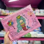 A4 zippered fabric folder10